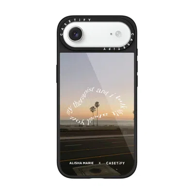 Casetify Iphone Air Case Black Glaze Case Magsafe Compatible  Alisha Marie Sunsets & Therapy Case