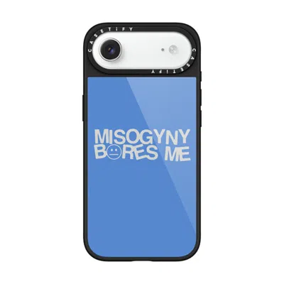 Casetify Iphone Air Case Black Glaze Case Magsafe Compatible  Misogyny Bores Me