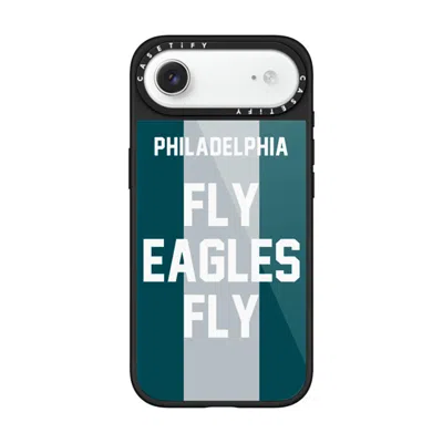 Casetify Iphone Air Case Black Glaze Case Magsafe Compatible  Superbowl - Fly Eagles Fly