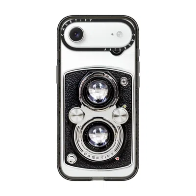 Casetify Iphone Air Case Black Impact Case  Camera Case - Vintage  In Pattern