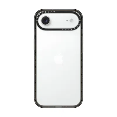 Casetify Iphone Air Case Black Impact Case  _iphone6.5 (2019) Impact Case W/ Black Camera Ring -frost