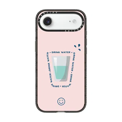 Casetify Iphone Air Case Black Impact Case Magsafe Compatible  Hydrate Then Dominate  In Purple