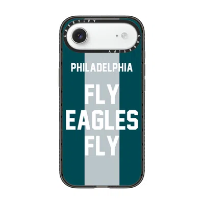 Casetify Iphone Air Case Black Impact Case  Superbowl - Fly Eagles Fly