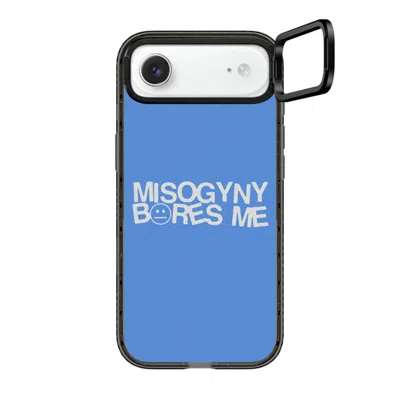 Casetify Iphone Air Case Black Impact Ring Stand Case Magsafe Compatible  Misogyny Bores Me