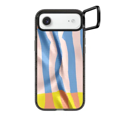 Casetify Iphone Air Case Black Impact Ring Stand Case Magsafe Compatible  Pattern Afternoon At Bondi