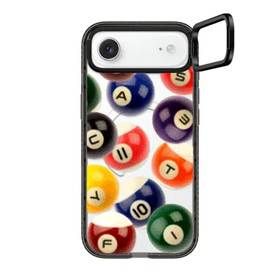 Casetify Iphone Air Case Black Impact Ring Stand Case Magsafe Compatible  Sport Billiard