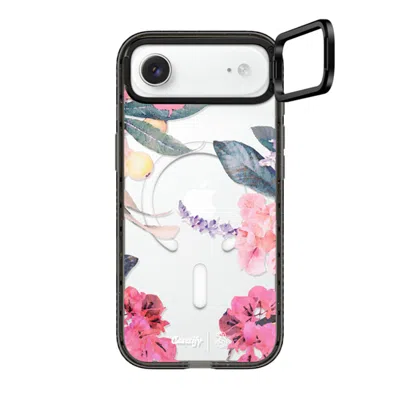 Casetify Iphone Air Case Black Impact Ring Stand Case Magsafe Compatible  Spring Design #2 - Floral Garden Ca
