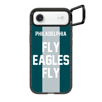 Casetify Iphone Air Case Black Impact Ring Stand Case Magsafe Compatible  Superbowl - Fly Eagles Fly