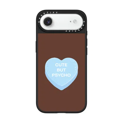Casetify Iphone Air Case Black On Black Mirror Case Magsafe Compatible  Cute But Psycho - Hot Fudge