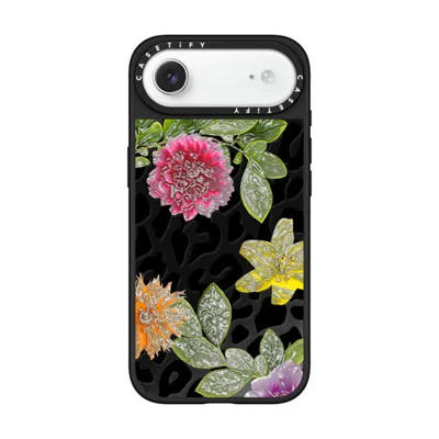 Casetify Iphone Air Case Black On Black Mirror Case Magsafe Compatible  Leopard,nature Leopard