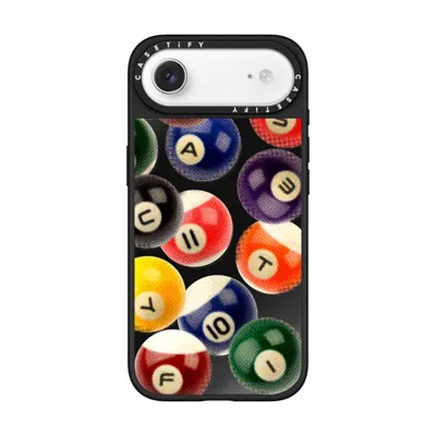 Casetify Iphone Air Case Black On Black Mirror Case Magsafe Compatible  Sport Billiard
