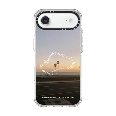 Casetify Iphone Air Case Clear Impact Clear Case Magsafe Compatible  Alisha Marie Sunsets & Therapy Case Case In Transparent