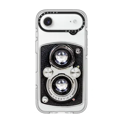 Casetify Iphone Air Case Clear Impact Clear Case Magsafe Compatible  Camera Case - Vintage  In Pink