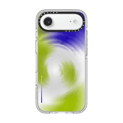 Casetify Iphone Air Case Clear Impact Clear Case Magsafe Compatible  Gradient,futurism Matcha Ripples In Transparent
