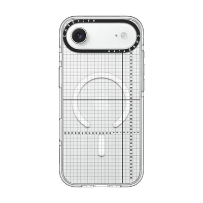 Casetify Iphone Air Case Clear Impact Clear Case Magsafe Compatible  Metrics  In Transparent