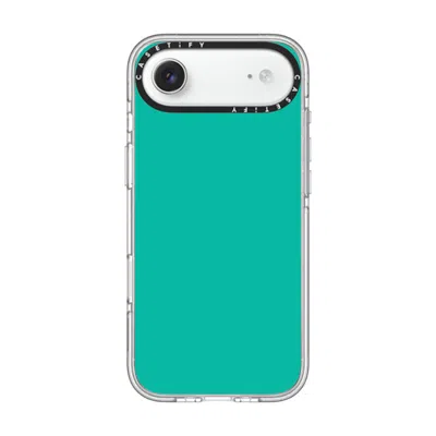 Casetify Iphone Air Case Clear Impact Clear Case Magsafe Compatible  Mint Green  In Transparent