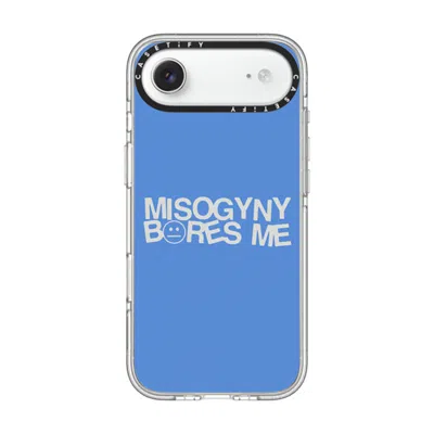 Casetify Iphone Air Case Clear Impact Clear Case Magsafe Compatible  Misogyny Bores Me  In Transparent