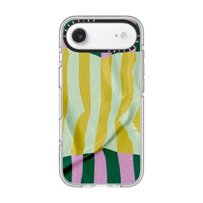 Casetify Iphone Air Case Clear Impact Clear Case Magsafe Compatible  Pattern Afternoon At Capri In Transparent