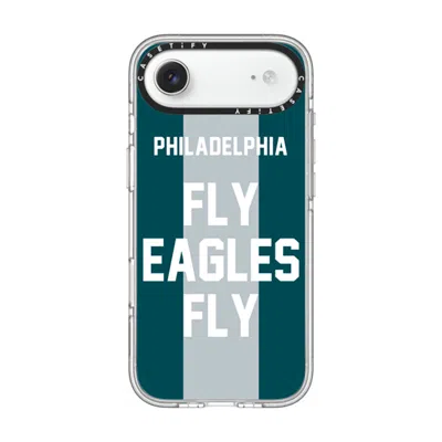 Casetify Iphone Air Case Clear Impact Clear Case Magsafe Compatible  Superbowl - Fly Eagles Fly  In Transparent