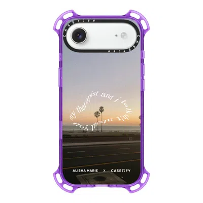 Casetify Iphone Air Case Lavender Bounce Case Magsafe Compatible  Alisha Marie Sunsets & Therapy Case Casetif In Purple