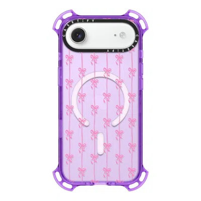 Casetify Iphone Air Case Lavender Bounce Case Magsafe Compatible  Cottagecore Ballet Stripes In Purple