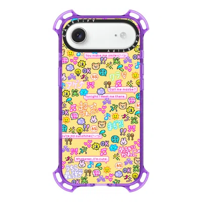Casetify Iphone Air Case Lavender Bounce Case Magsafe Compatible  Emoji Paradise  In Purple