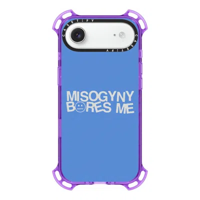 Casetify Iphone Air Case Lavender Bounce Case Magsafe Compatible  Misogyny Bores Me  In Purple
