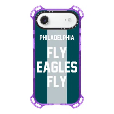 Casetify Iphone Air Case Lavender Bounce Case Magsafe Compatible  Superbowl - Fly Eagles Fly  In Purple