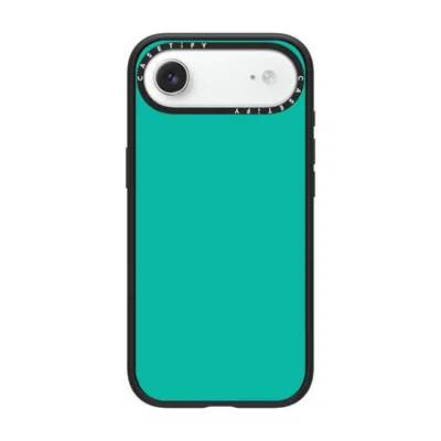 Casetify Iphone Air Case Matte Black Impact Case Magsafe Compatible  Mint Green