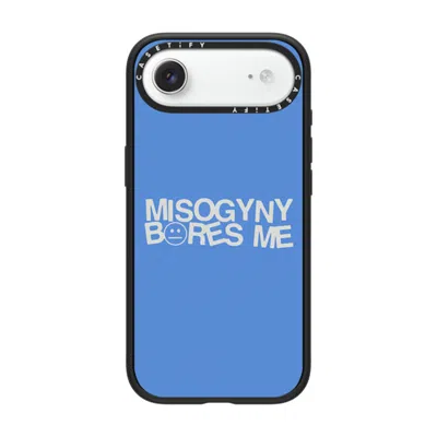 Casetify Iphone Air Case Matte Black Impact Case Magsafe Compatible  Misogyny Bores Me