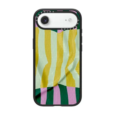 Casetify Iphone Air Case Matte Black Impact Case Magsafe Compatible  Pattern Afternoon At Capri