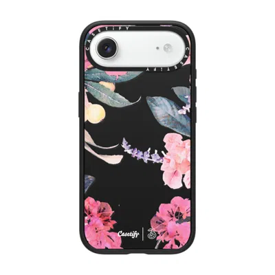 Casetify Iphone Air Case Matte Black Impact Case Magsafe Compatible  Spring Design #2 - Floral Garden Casetif