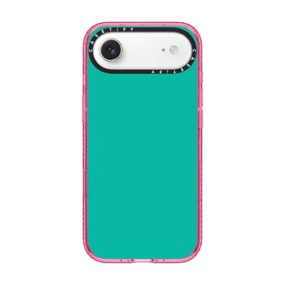 Casetify Iphone Air Case Pink Impact Case Magsafe Compatible  Mint Green