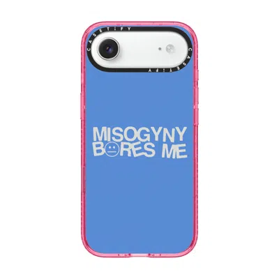 Casetify Iphone Air Case Pink Impact Case Magsafe Compatible  Misogyny Bores Me