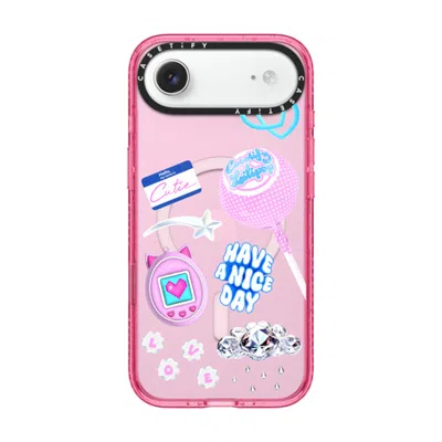 Casetify Iphone Air Case Pink Impact Case Magsafe Compatible  Y2k Collage