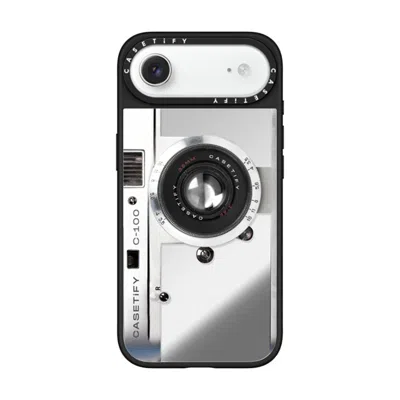 Casetify Iphone Air Case Silver On Black Mirror Case Magsafe Compatible  Camera Case - Retro