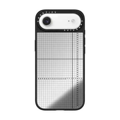 Casetify Iphone Air Case Silver On Black Mirror Case Magsafe Compatible  Metrics