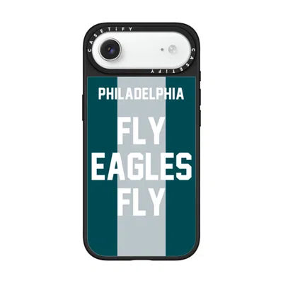 Casetify Iphone Air Case Silver On Black Mirror Case Magsafe Compatible  Superbowl - Fly Eagles Fly