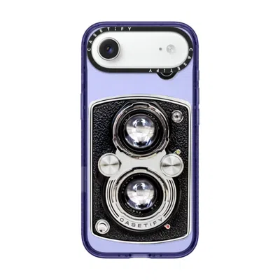 Casetify Iphone Air Case Soft Blue Impact Case Magsafe Compatible  Camera Case - Vintage  In Pattern