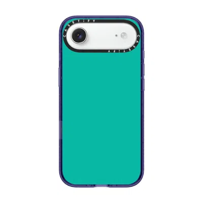 Casetify Iphone Air Case Soft Blue Impact Case Magsafe Compatible  Mint Green