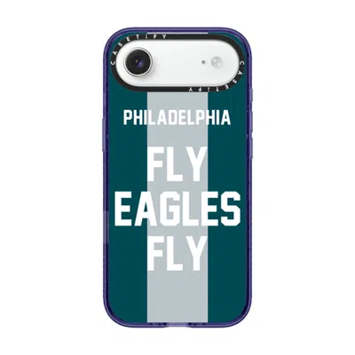 Casetify Iphone Air Case Soft Blue Impact Case Magsafe Compatible  Superbowl - Fly Eagles Fly