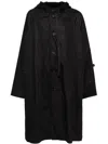 Casey Casey Anvers Coat In Black