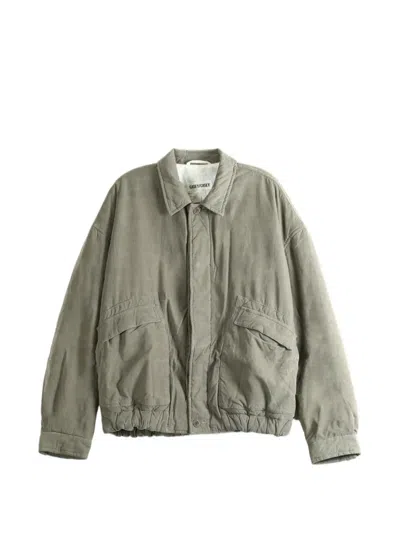 Casey Casey Auber Bomber Jacket In Green