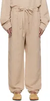 Casey Casey Beige Denmark Trousers In Latte