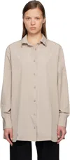 Casey Casey Beige Pi Shirt In Brown