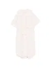 Casey Casey Belted Button-front Dress In Pink