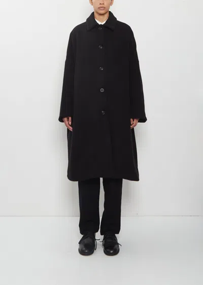 Casey Casey Big Blobby Cashmere Coat In Black