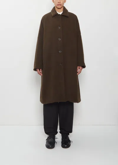 Casey Casey Big Blobby Cashmere Coat In Brown
