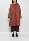 Casey Casey Big Blobby Mohair Wool Coat In Red