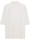 Casey Casey Big Rag Cotton T-shirt In Grey